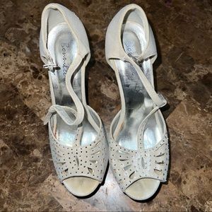 Platform Heels Silver